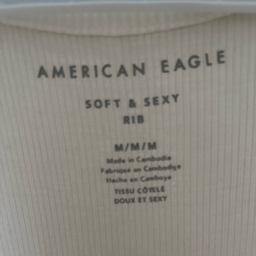 NWT American Eagle Soft&Sexy Ribbed Long-Sleeve - Picture 5 of 8